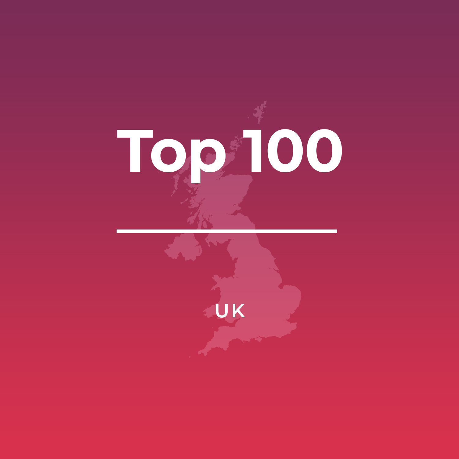 Permanent i dag fuldstændig UK Top 100 Playlist - Kolibri Music