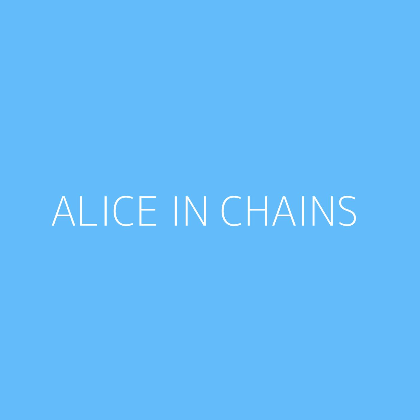 Alice In Chains Playlist Artwork