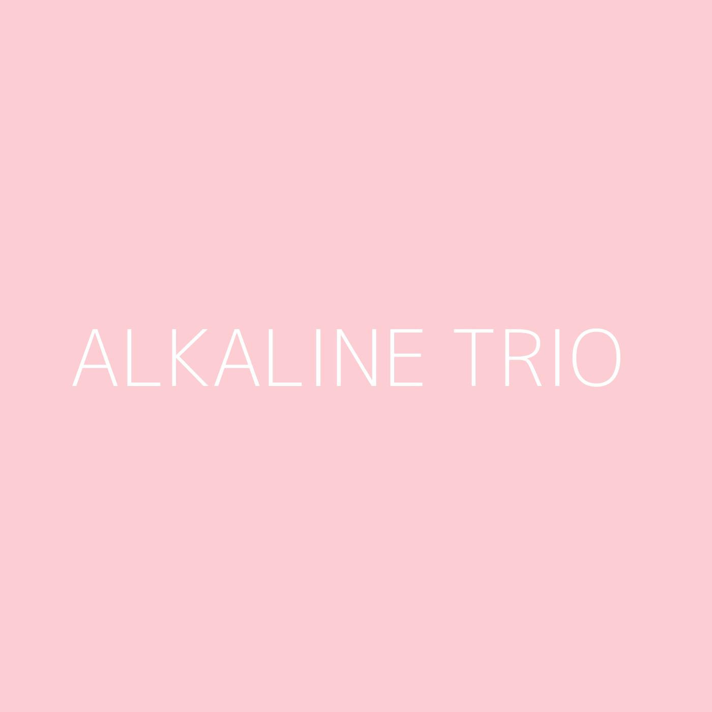 Alkaline Trio Playlist Artwork