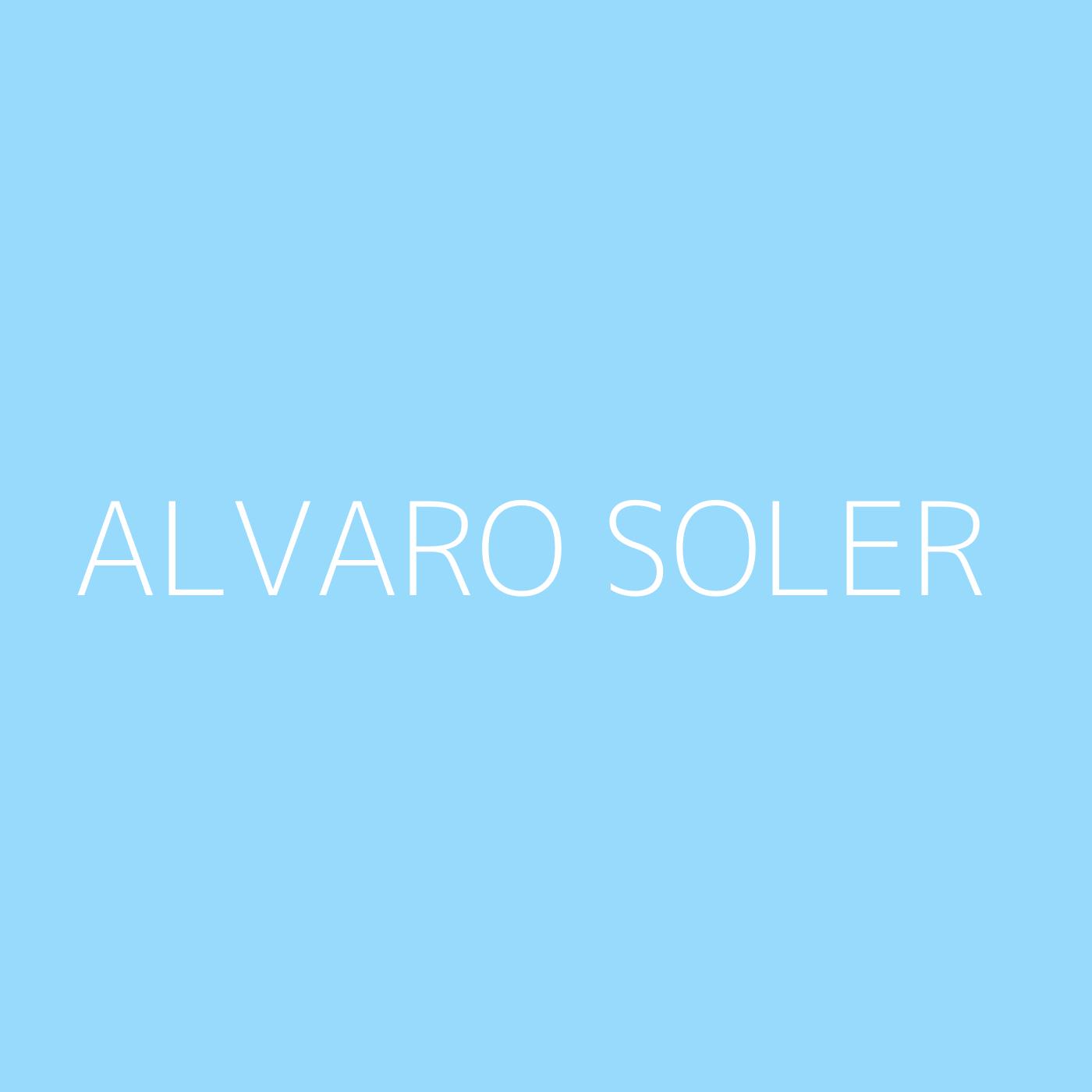 Alvaro Soler Playlist Artwork