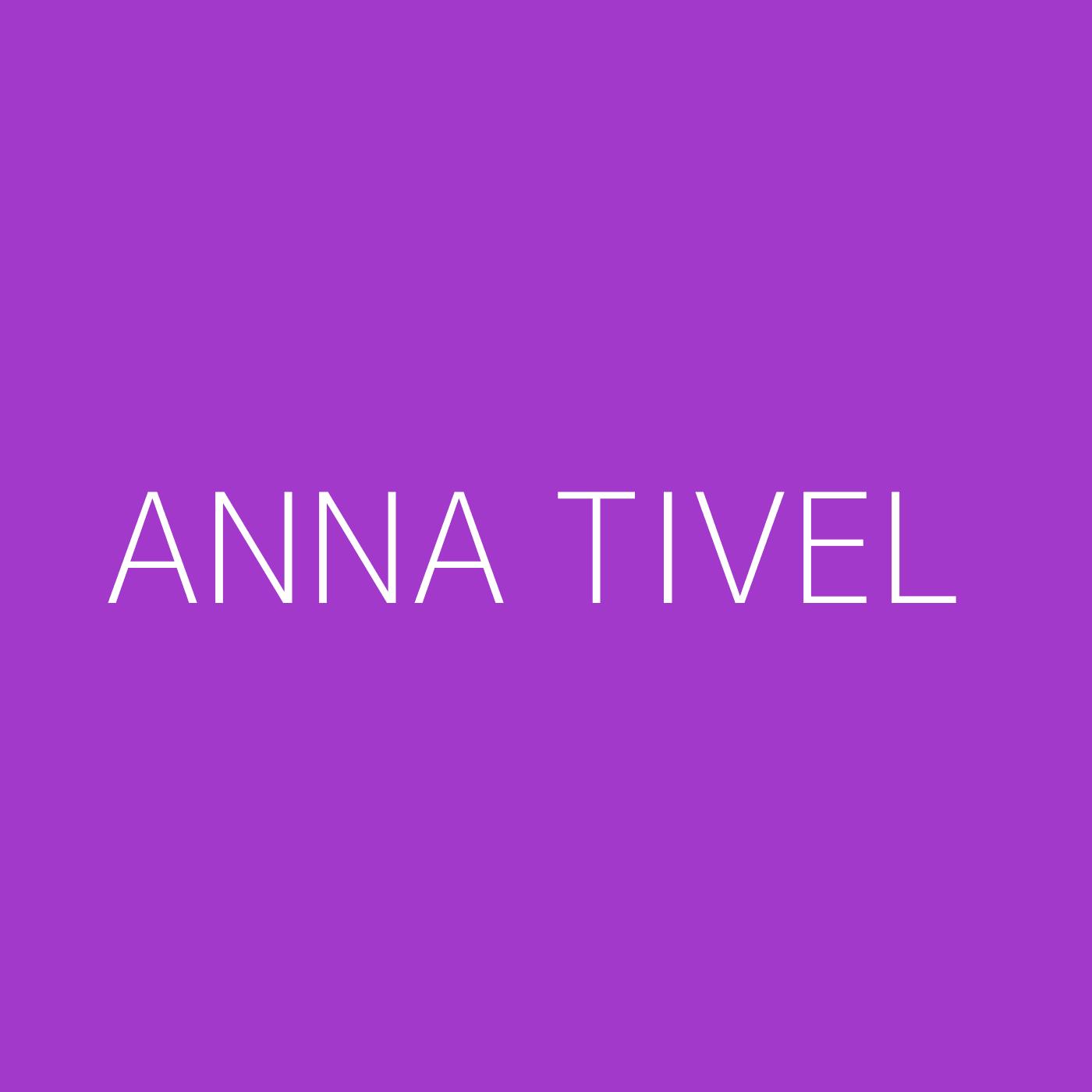 Anna Tivel Playlist Artwork