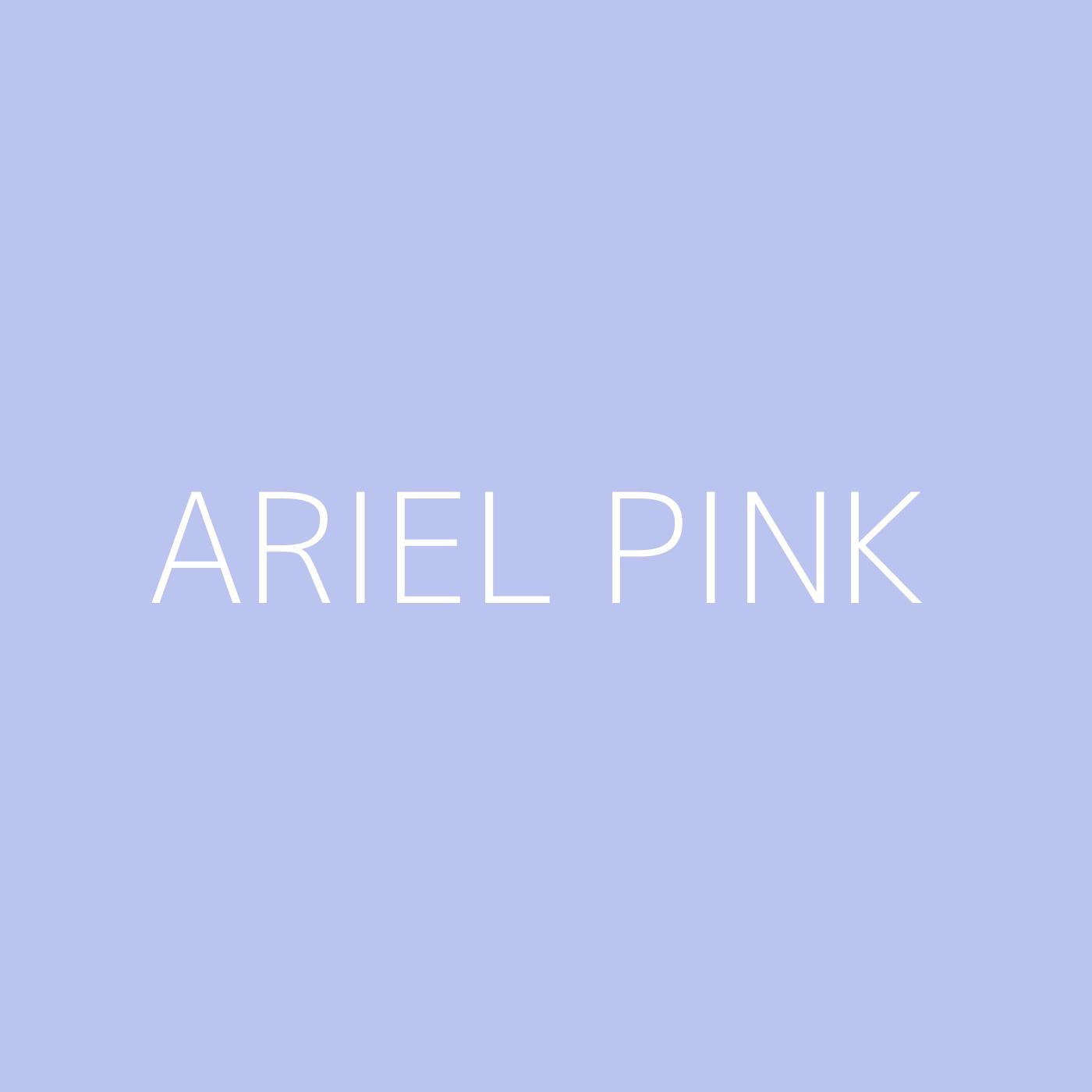 Ariel Pink Playlist Artwork