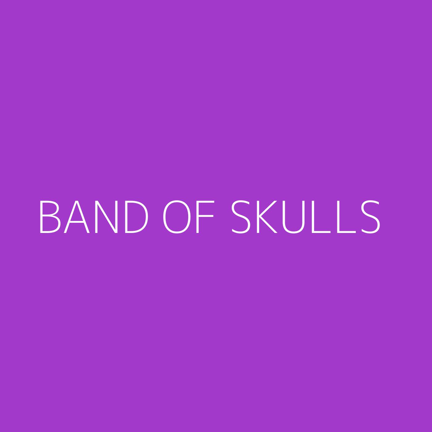 Band Of Skulls Playlist Artwork