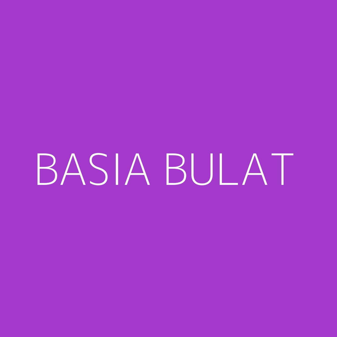 Basia Bulat Playlist Artwork