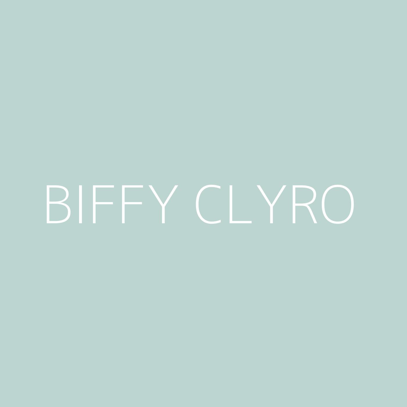 Biffy Clyro Playlist Artwork