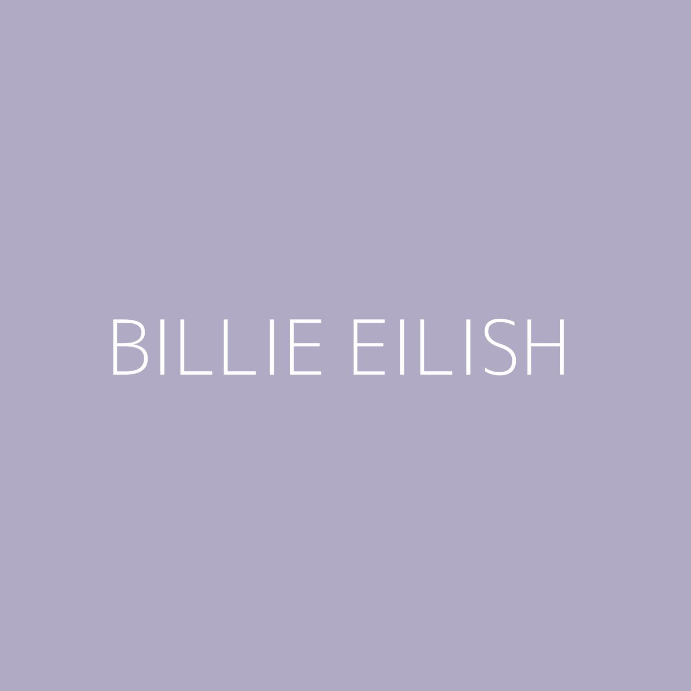 Billie Eilish Playlist Artwork