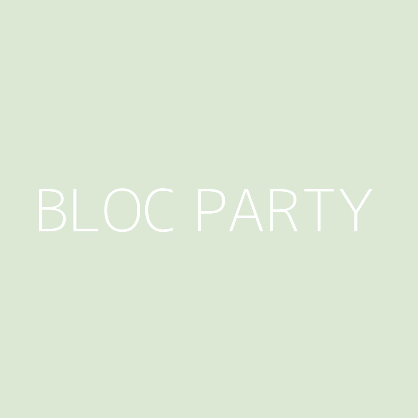 Bloc Party Playlist Artwork