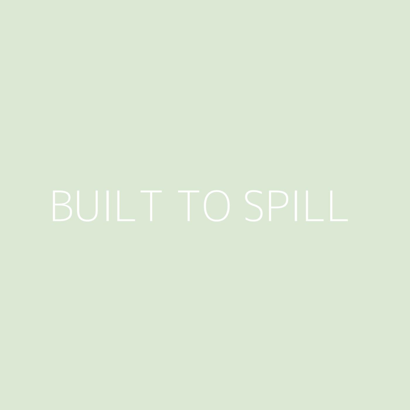 Built To Spill Playlist Artwork