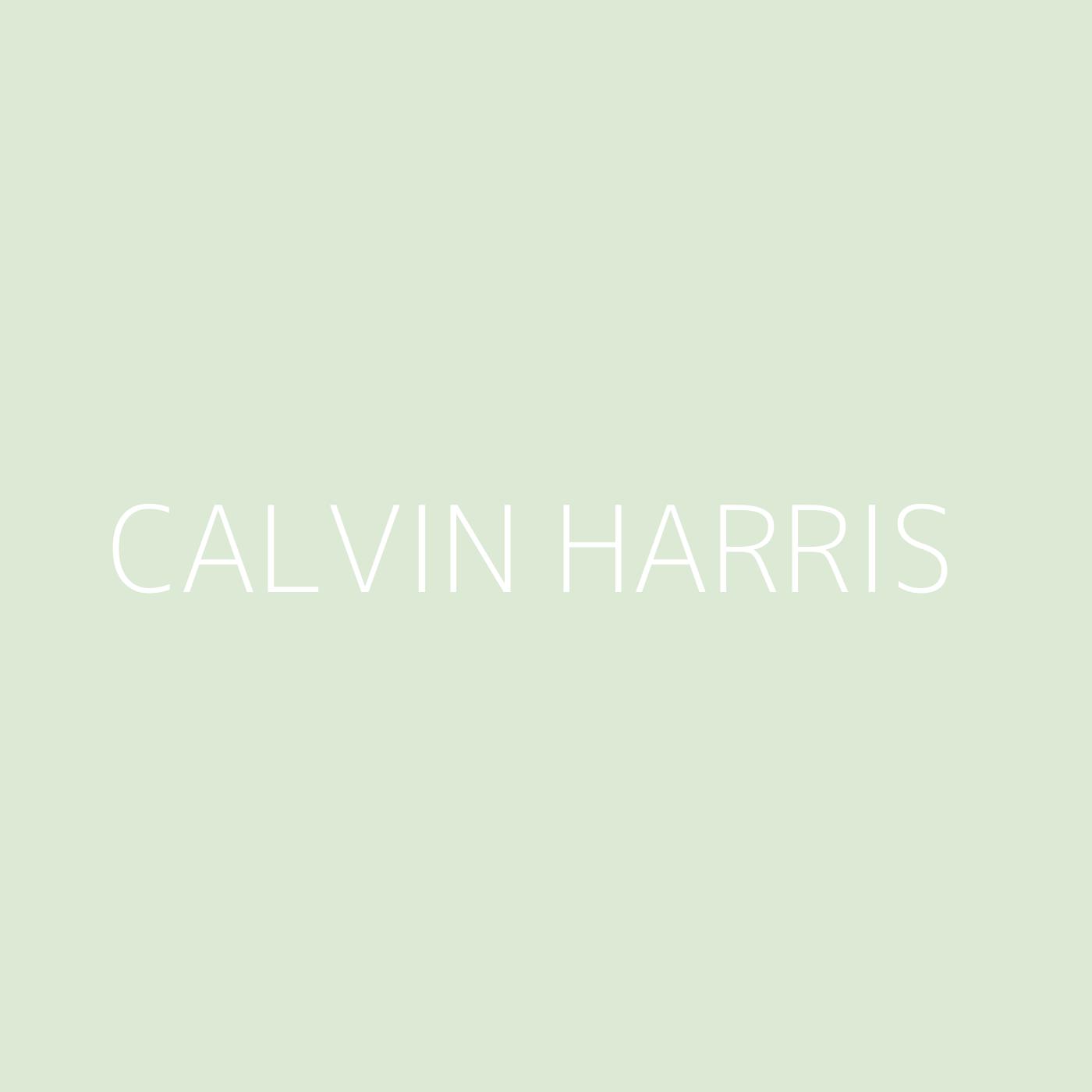 Calvin Harris Playlist Artwork