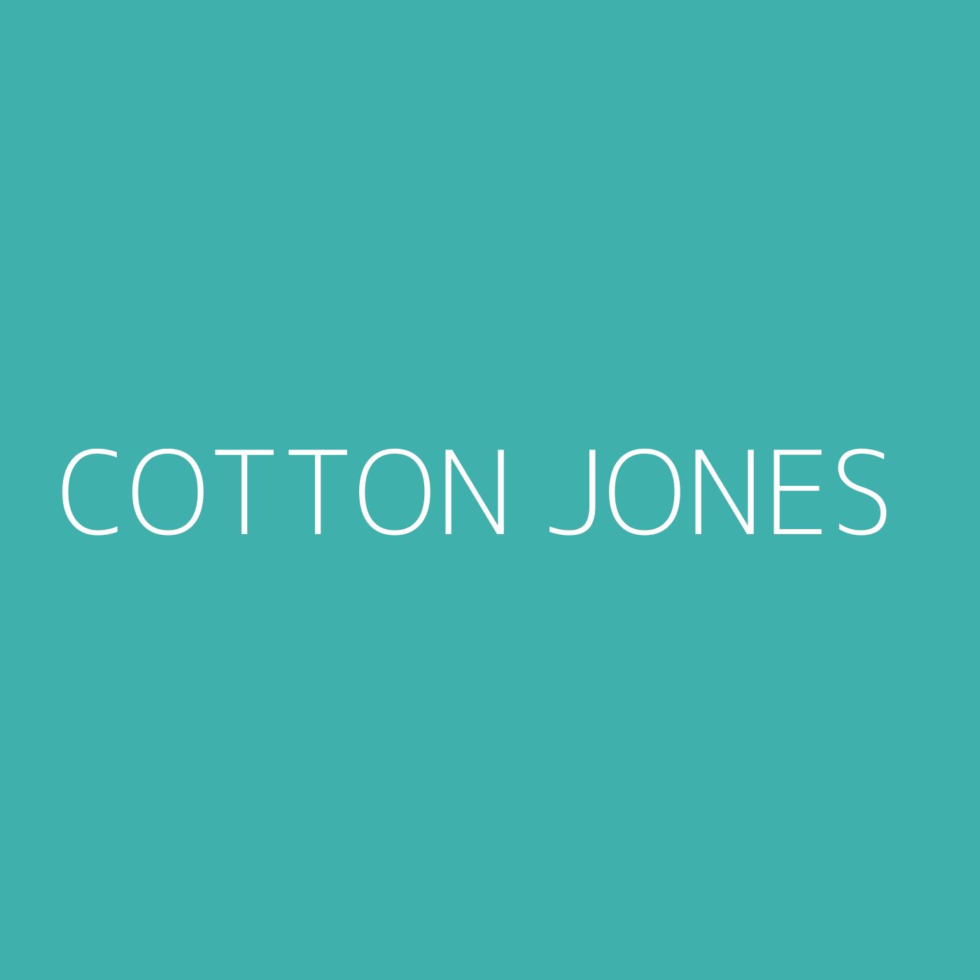 Cotton Jones Playlist Artwork
