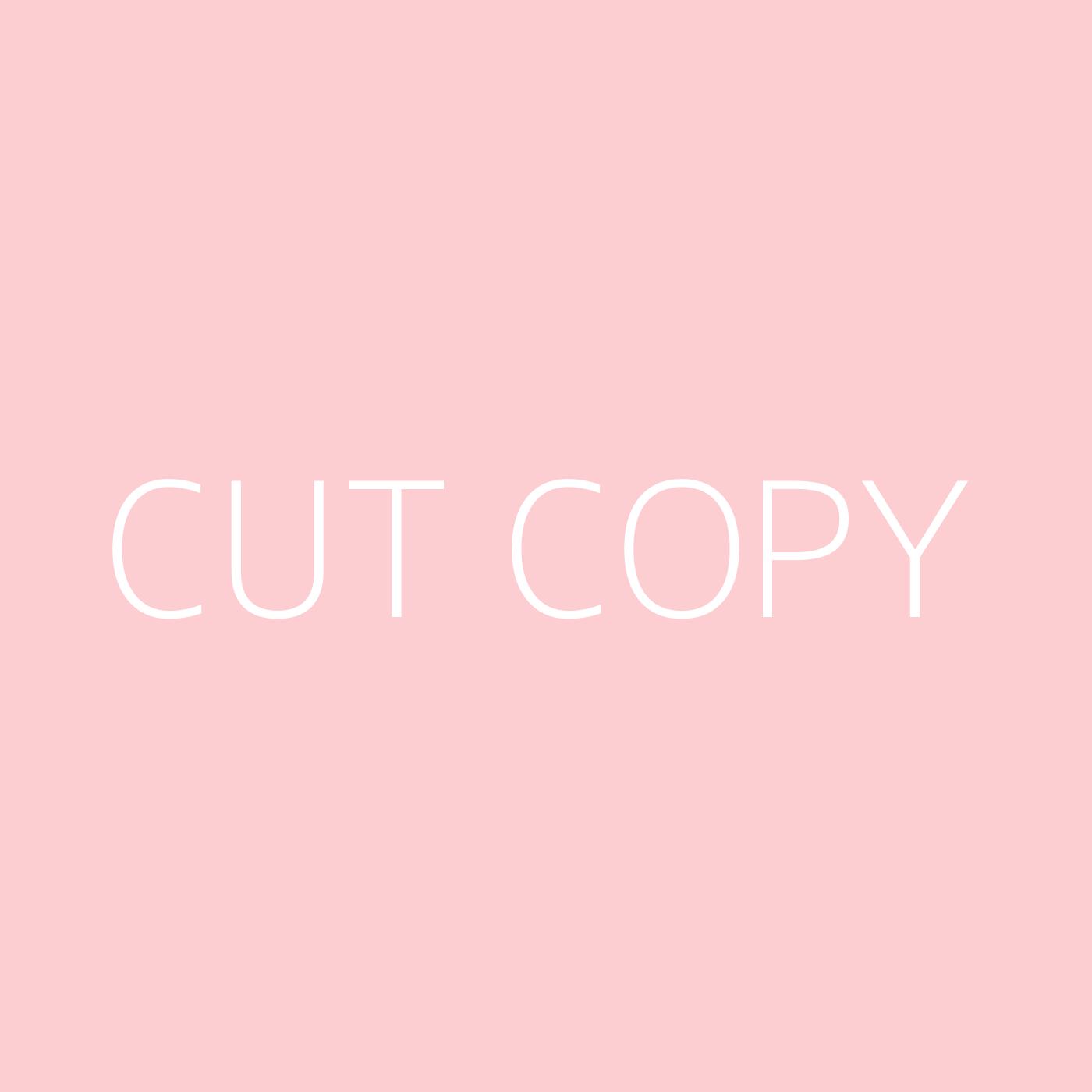 Cut Copy Playlist Artwork