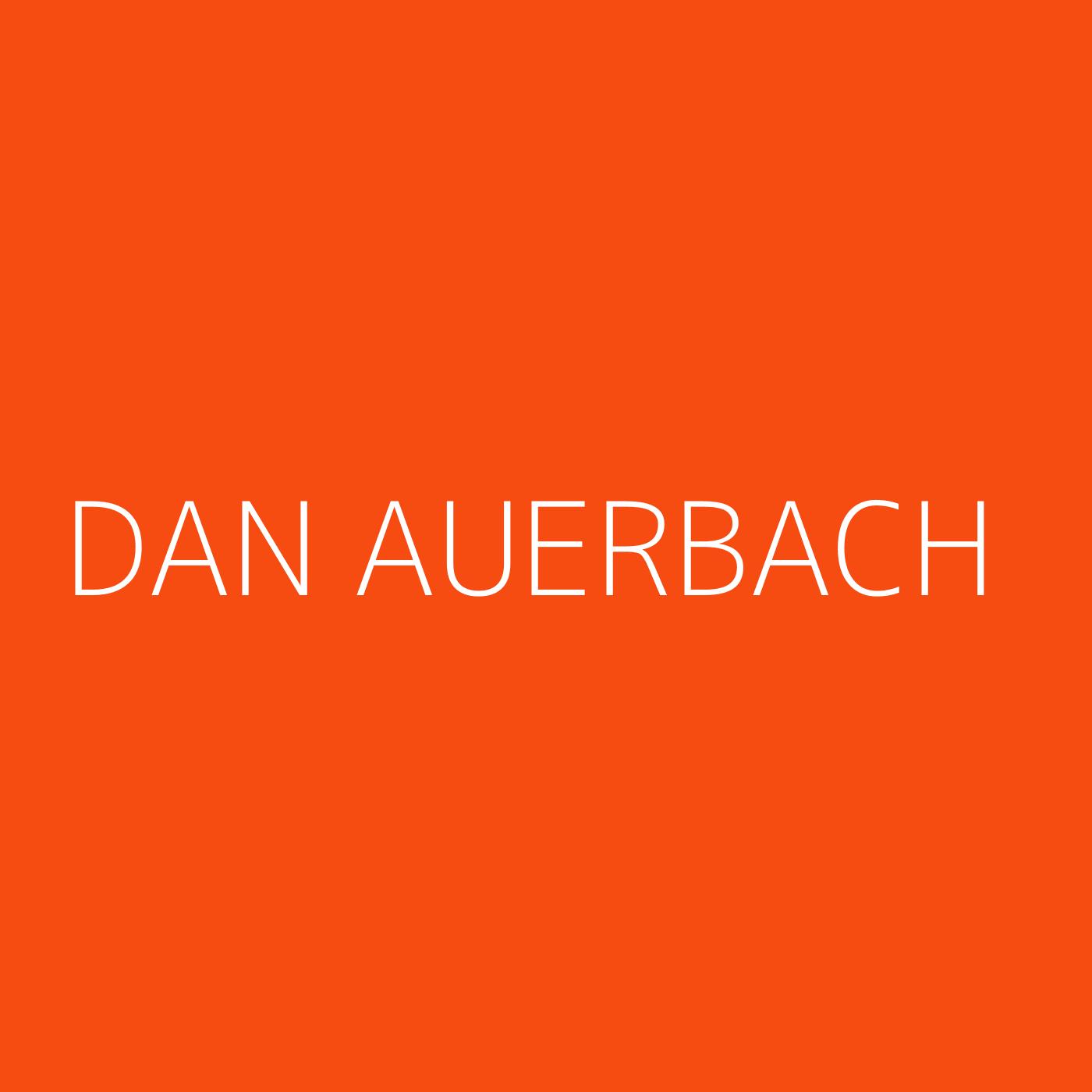 Dan Auerbach Playlist Artwork