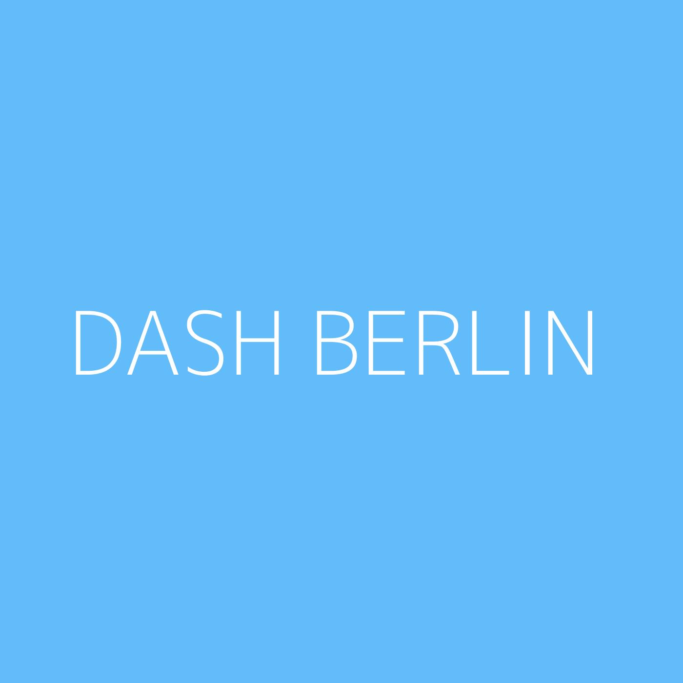 Dash Berlin Playlist Artwork