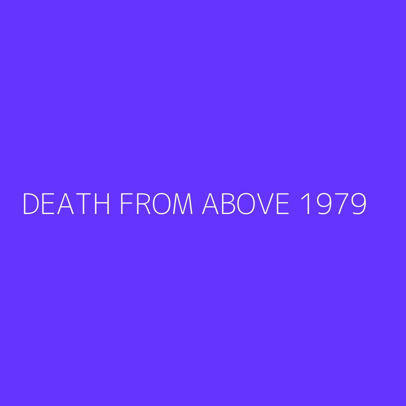 Death From Above 1979 Playlist Artwork