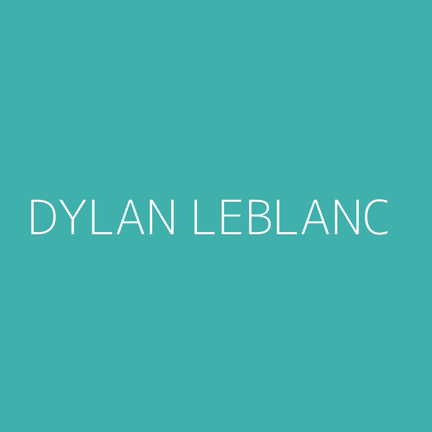 Dylan LeBlanc Playlist Artwork