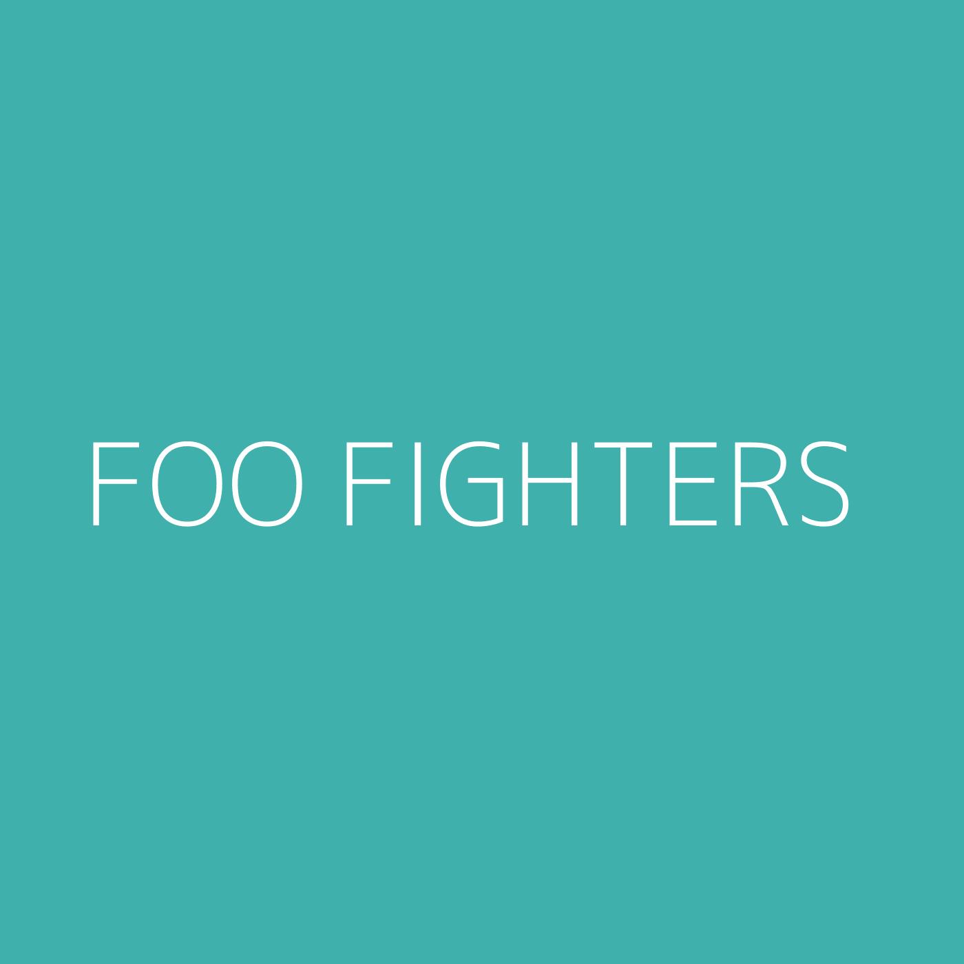 Foo Fighters Playlist Artwork