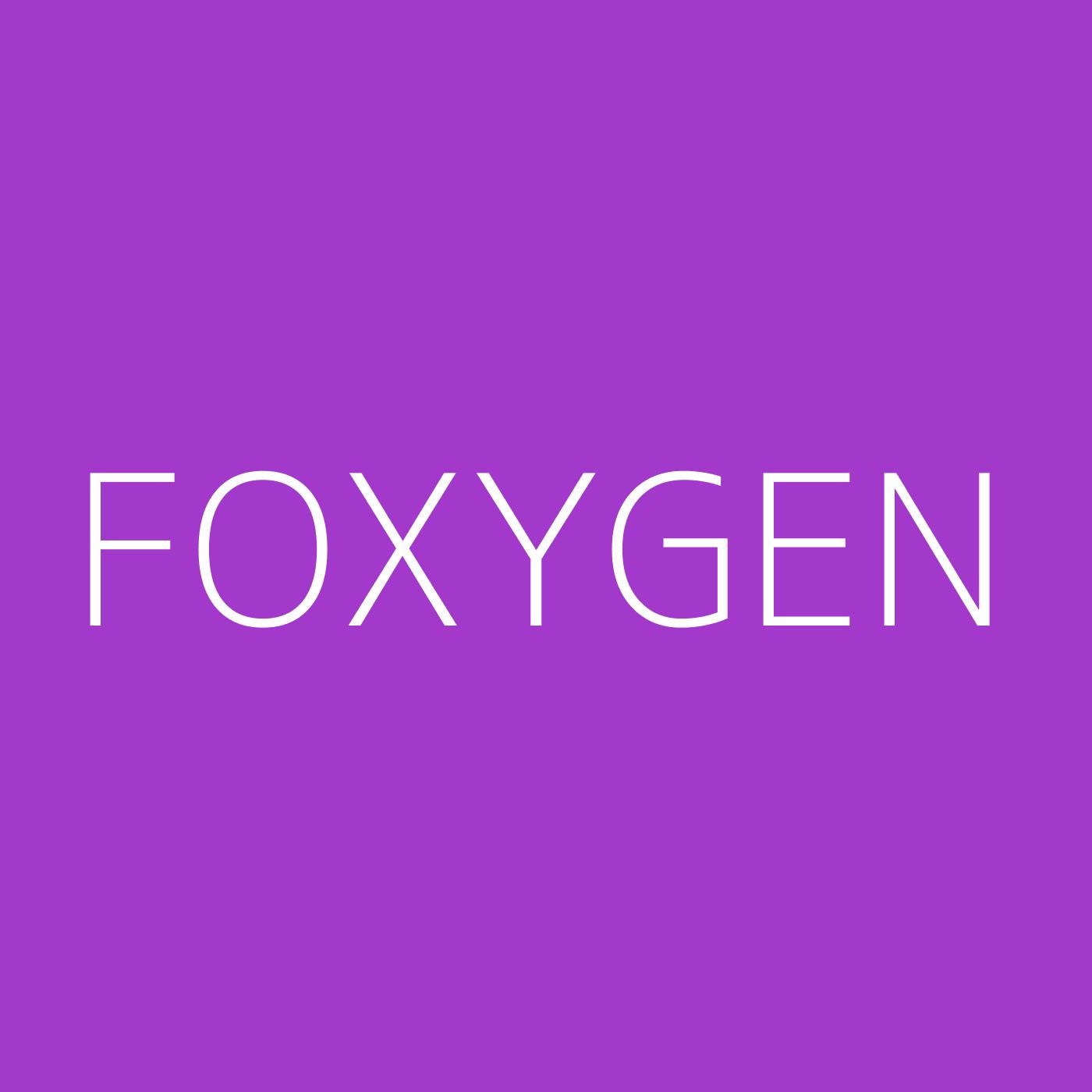 Foxygen Playlist Artwork