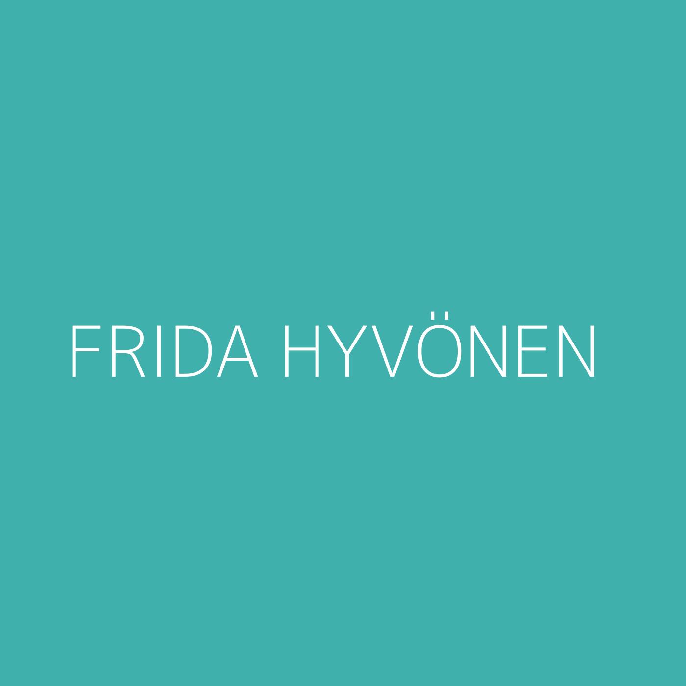 Frida Hyvönen Playlist Artwork