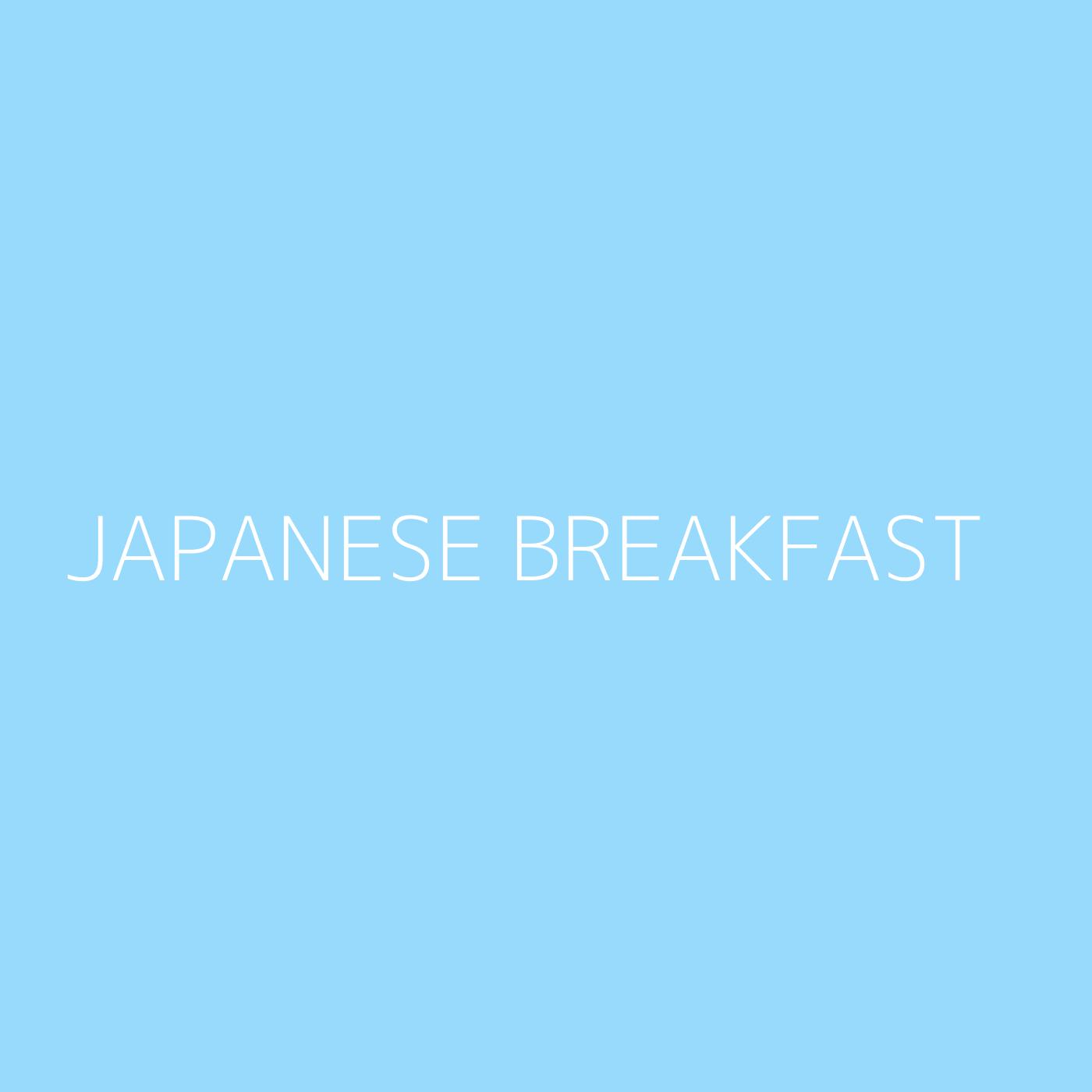 Japanese Breakfast Playlist Artwork