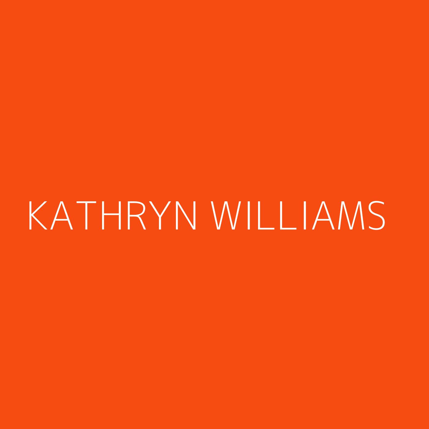 Kathryn Williams Playlist Artwork