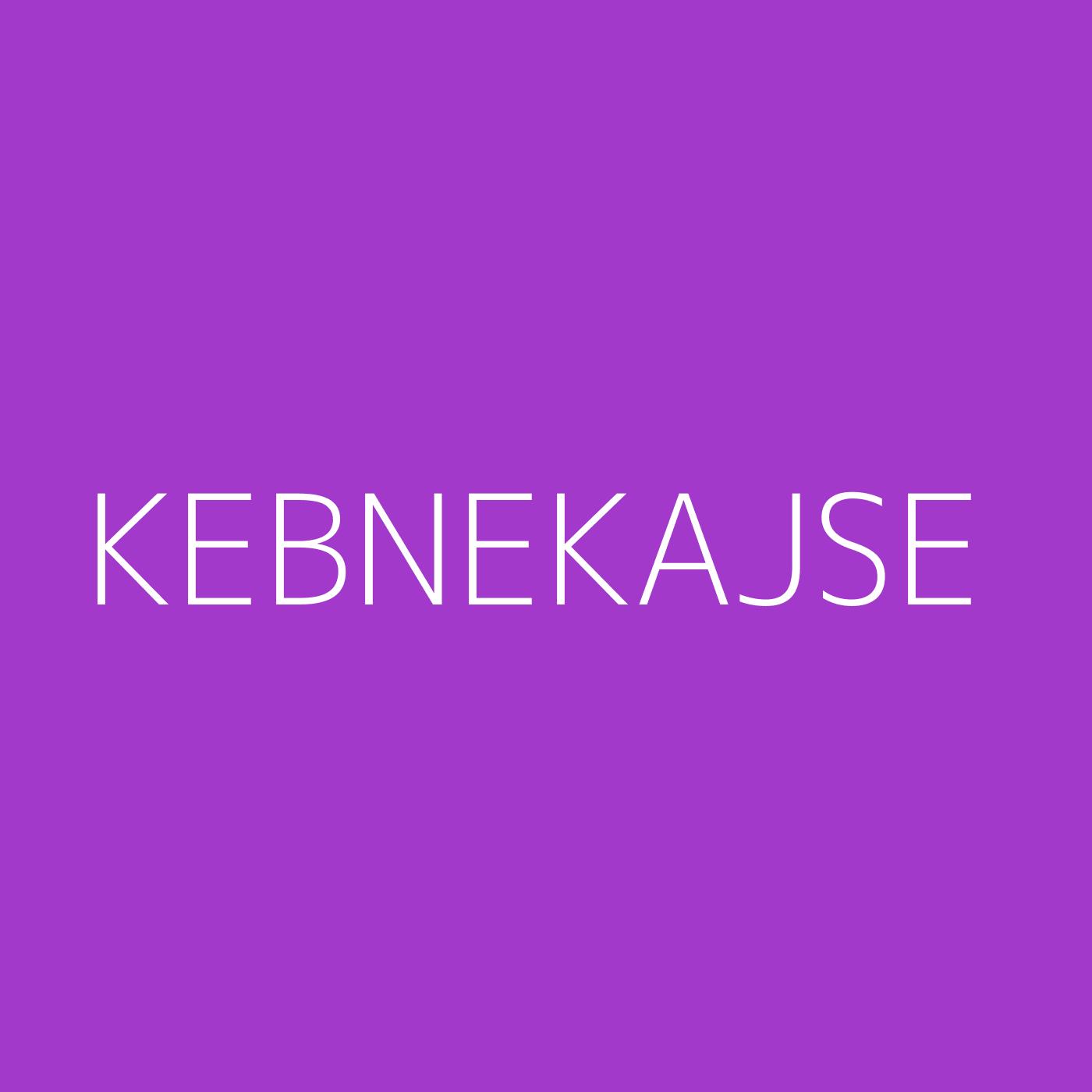 Kebnekajse Playlist Artwork