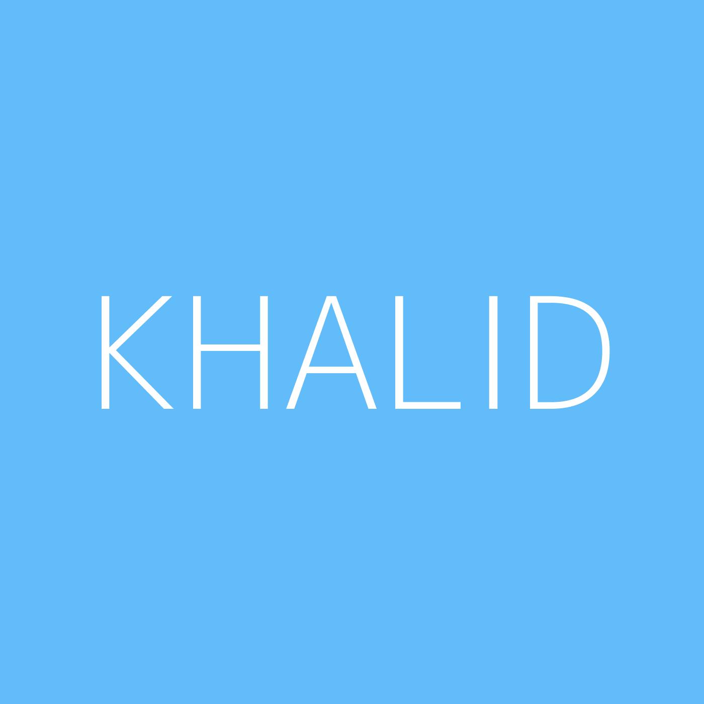 Khalid Playlist Artwork