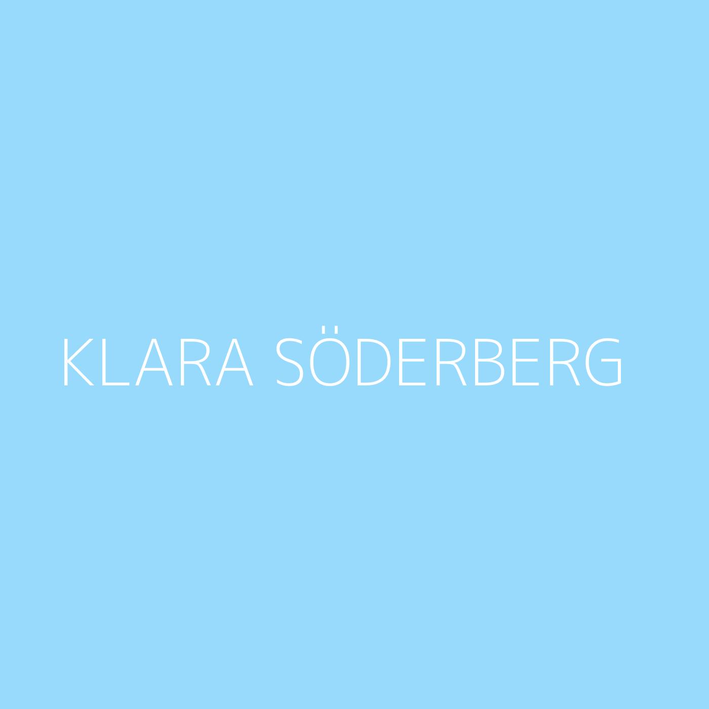 Klara Söderberg Playlist Artwork