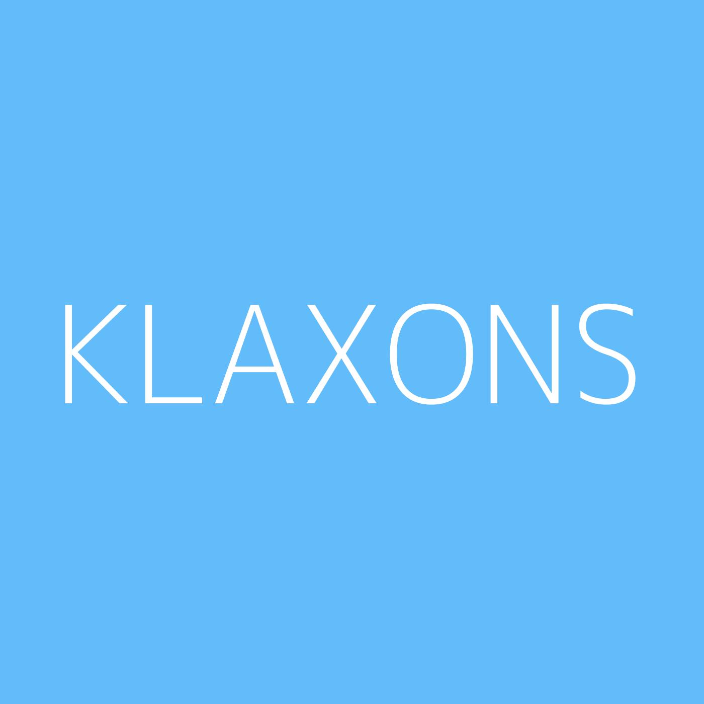 Klaxons Playlist Artwork