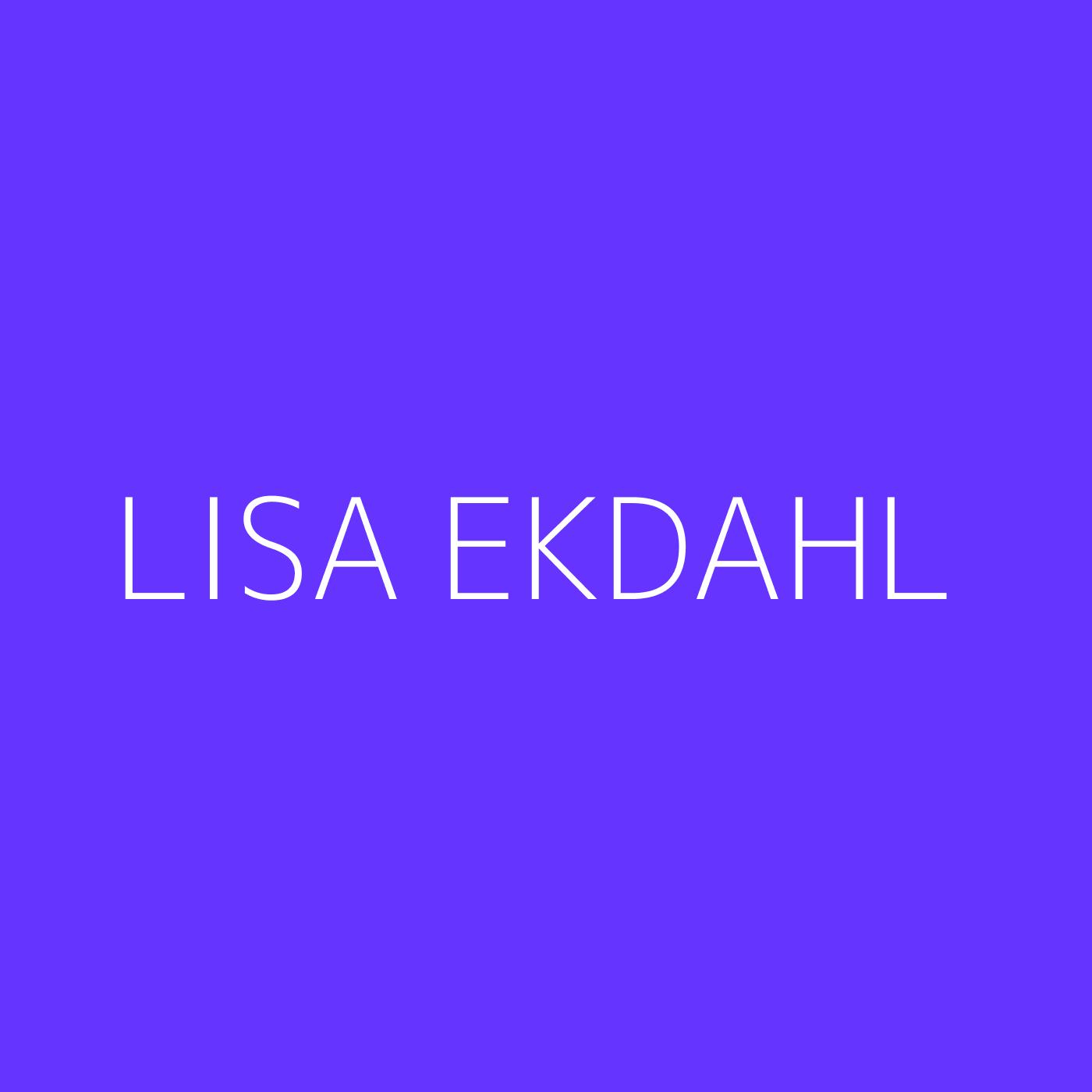 Lisa Ekdahl Playlist Artwork