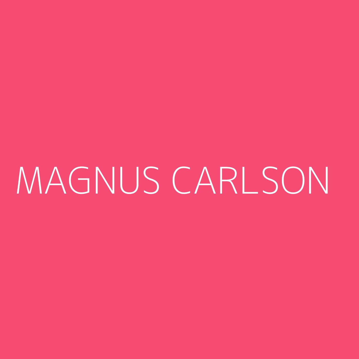 Magnus Carlson Playlist Artwork