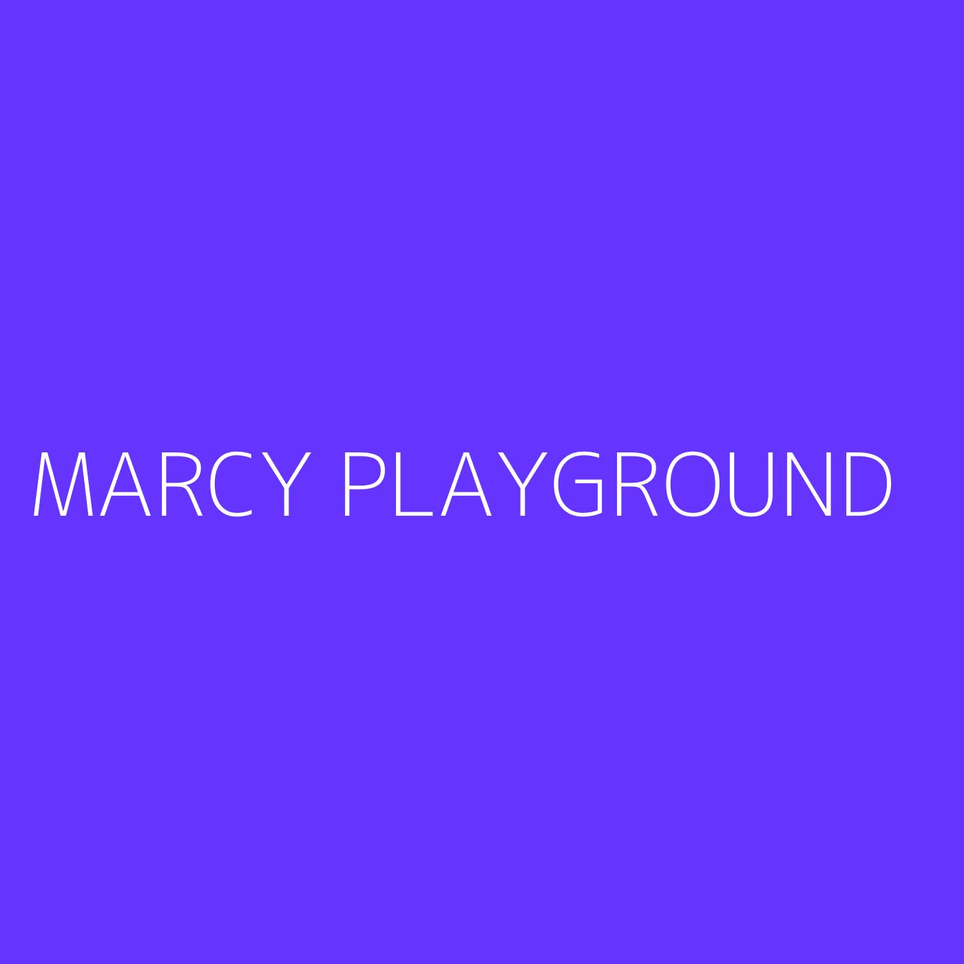 Marcy Playground Playlist Artwork