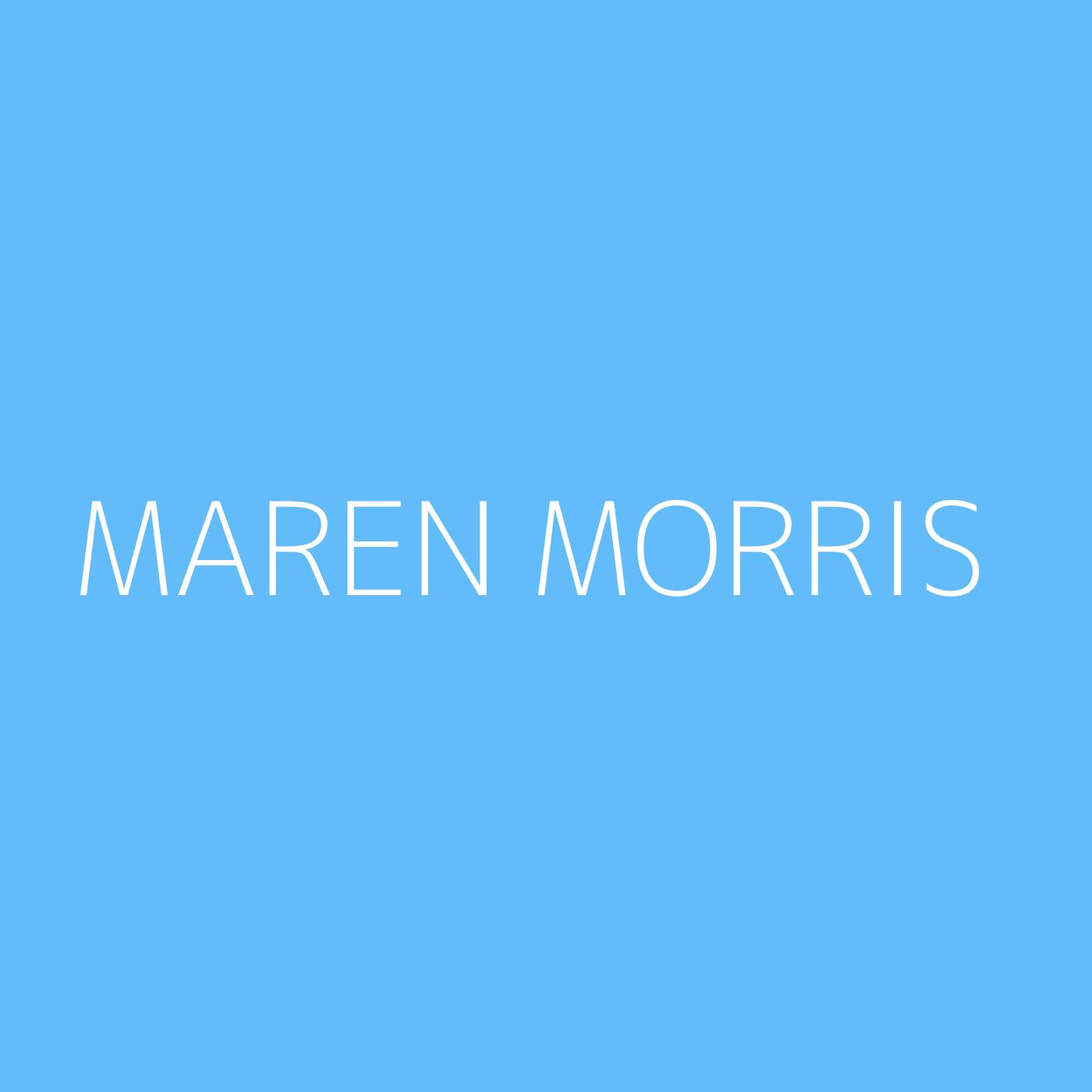 Maren Morris Playlist Artwork