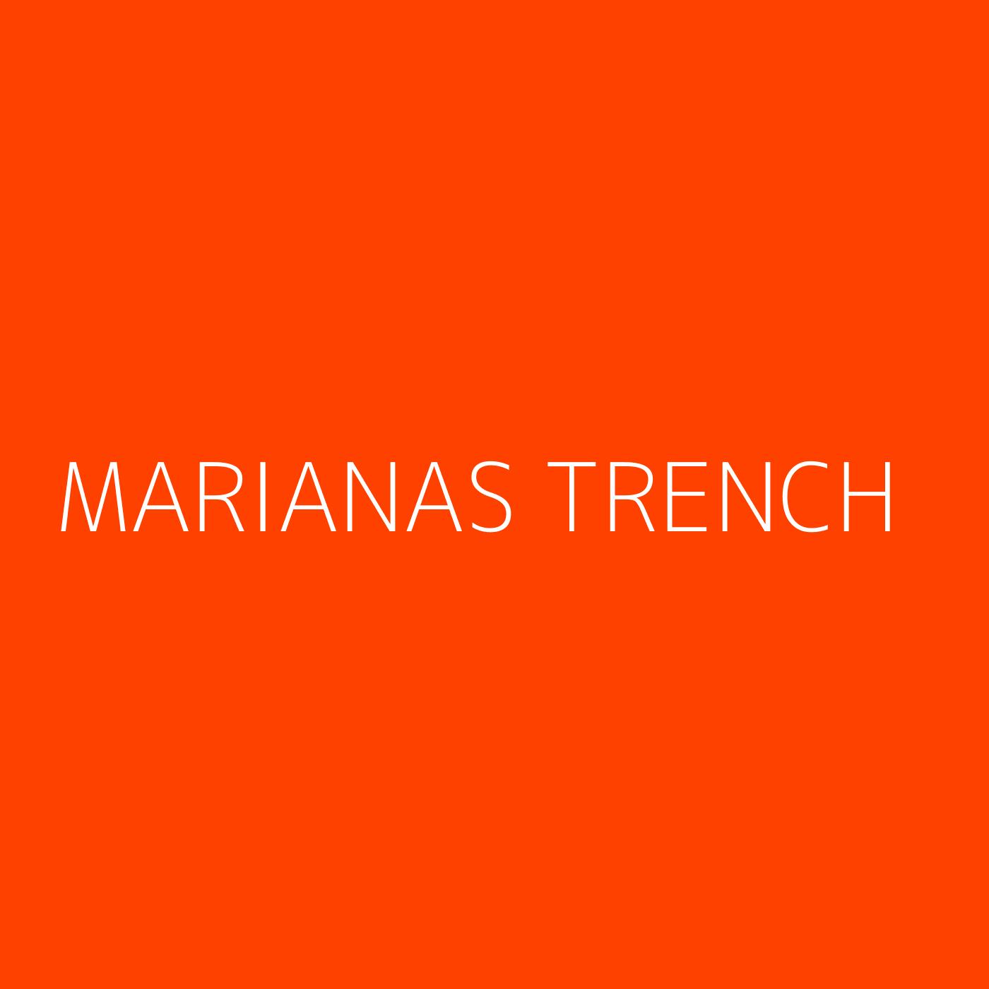 Marianas Trench Playlist Artwork