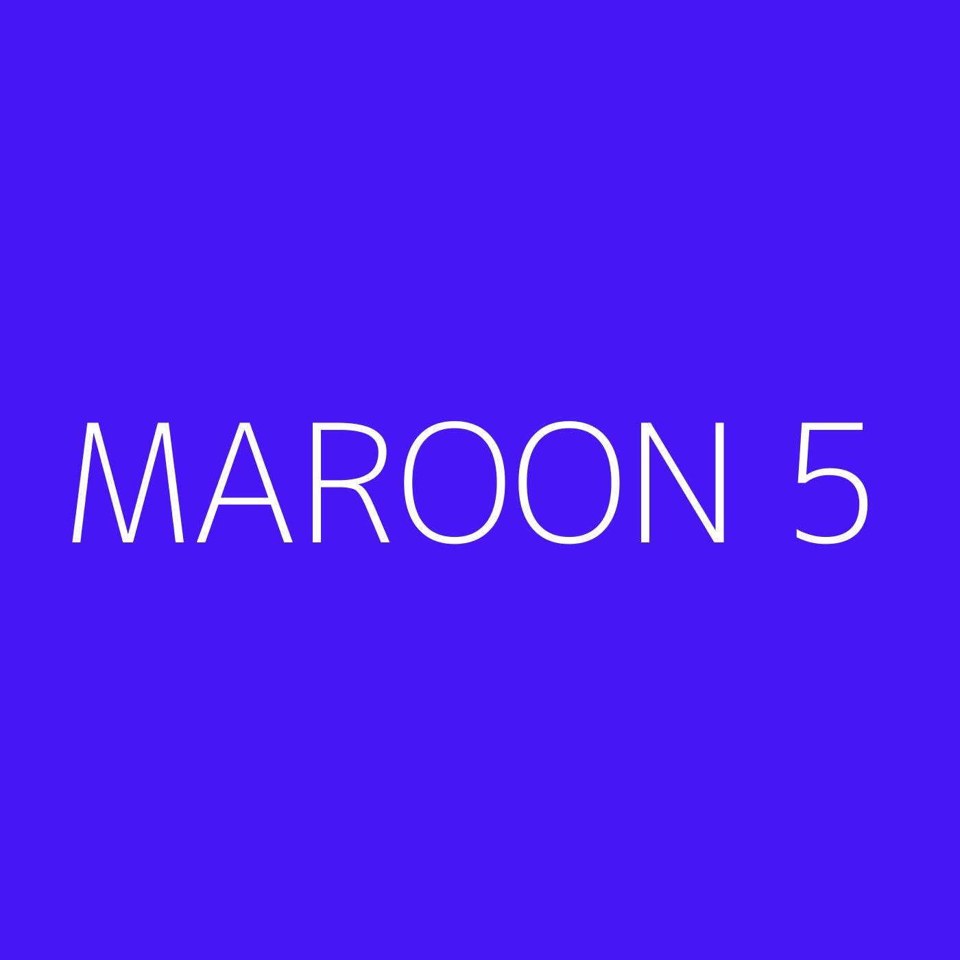 Maroon 5 Playlist Artwork