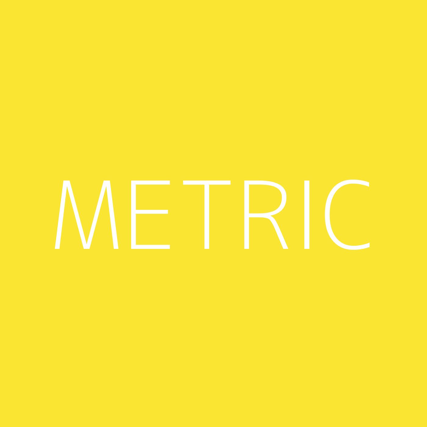 Metric Playlist Artwork