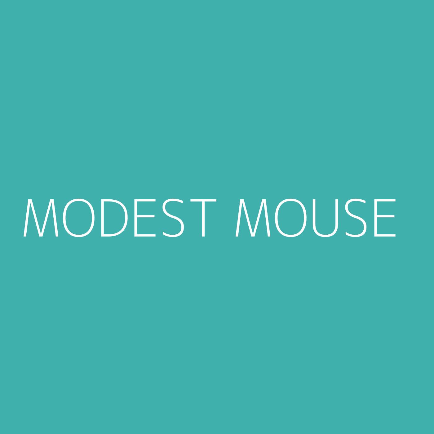 Modest Mouse Playlist Artwork