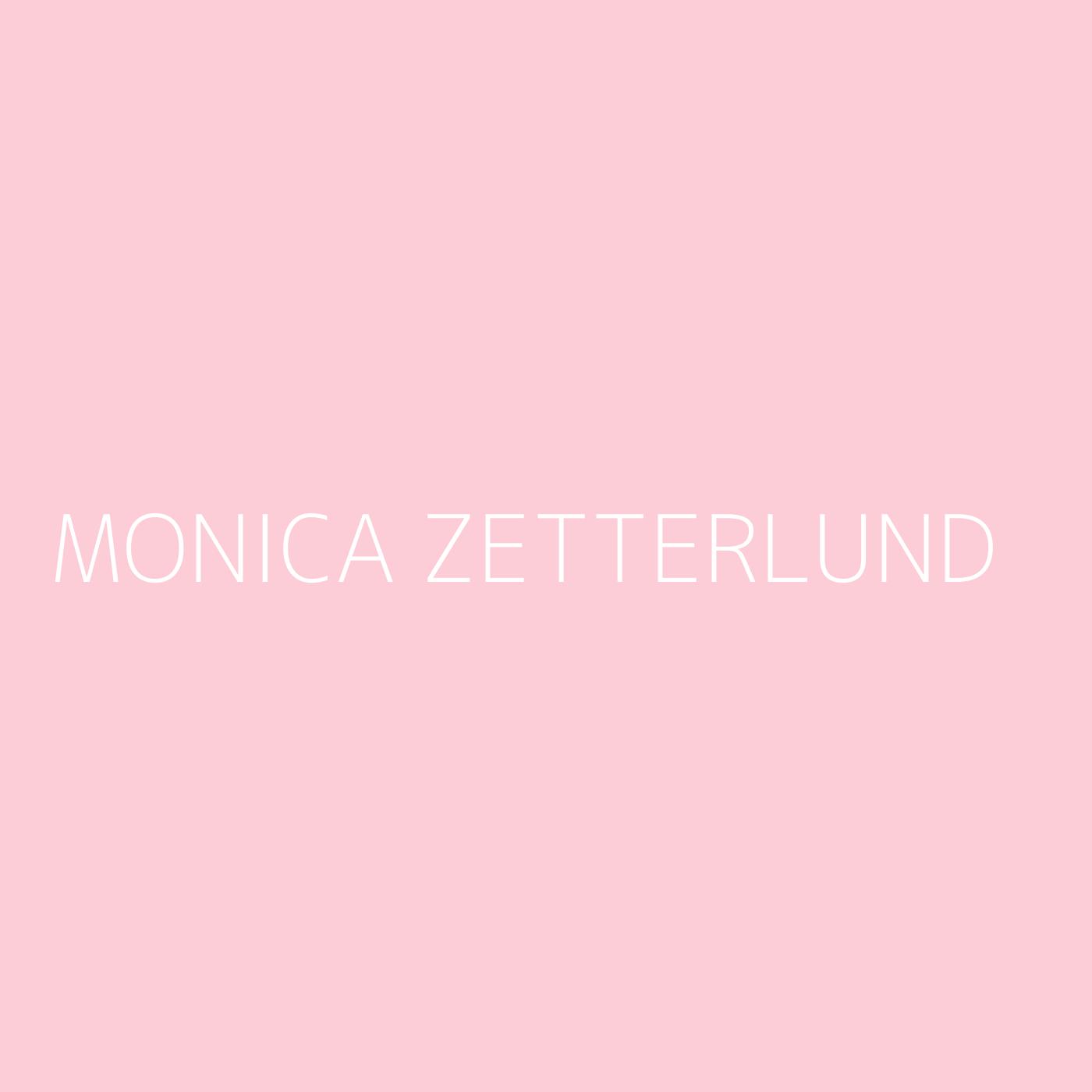 Monica Zetterlund Playlist Artwork