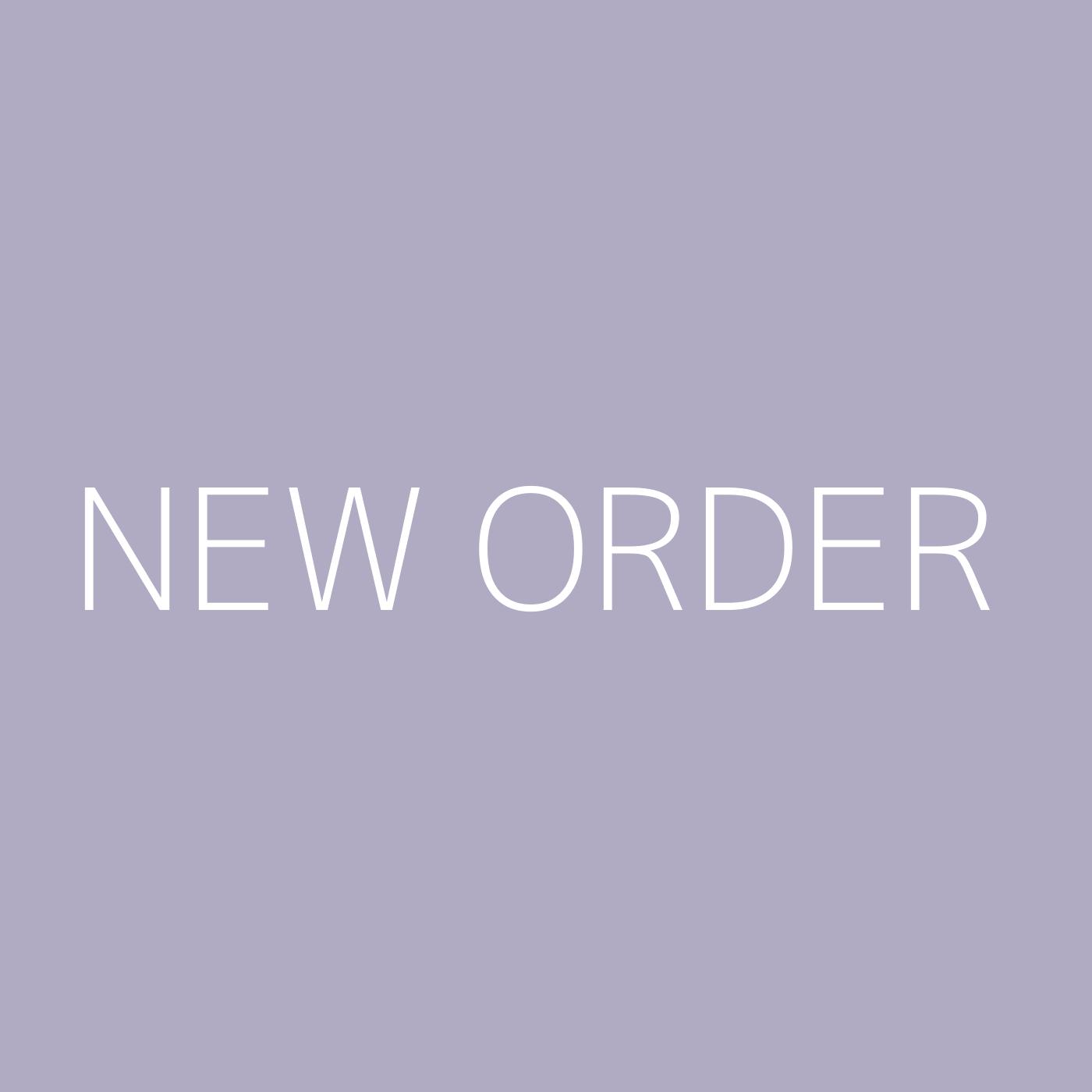 New Order Playlist Artwork