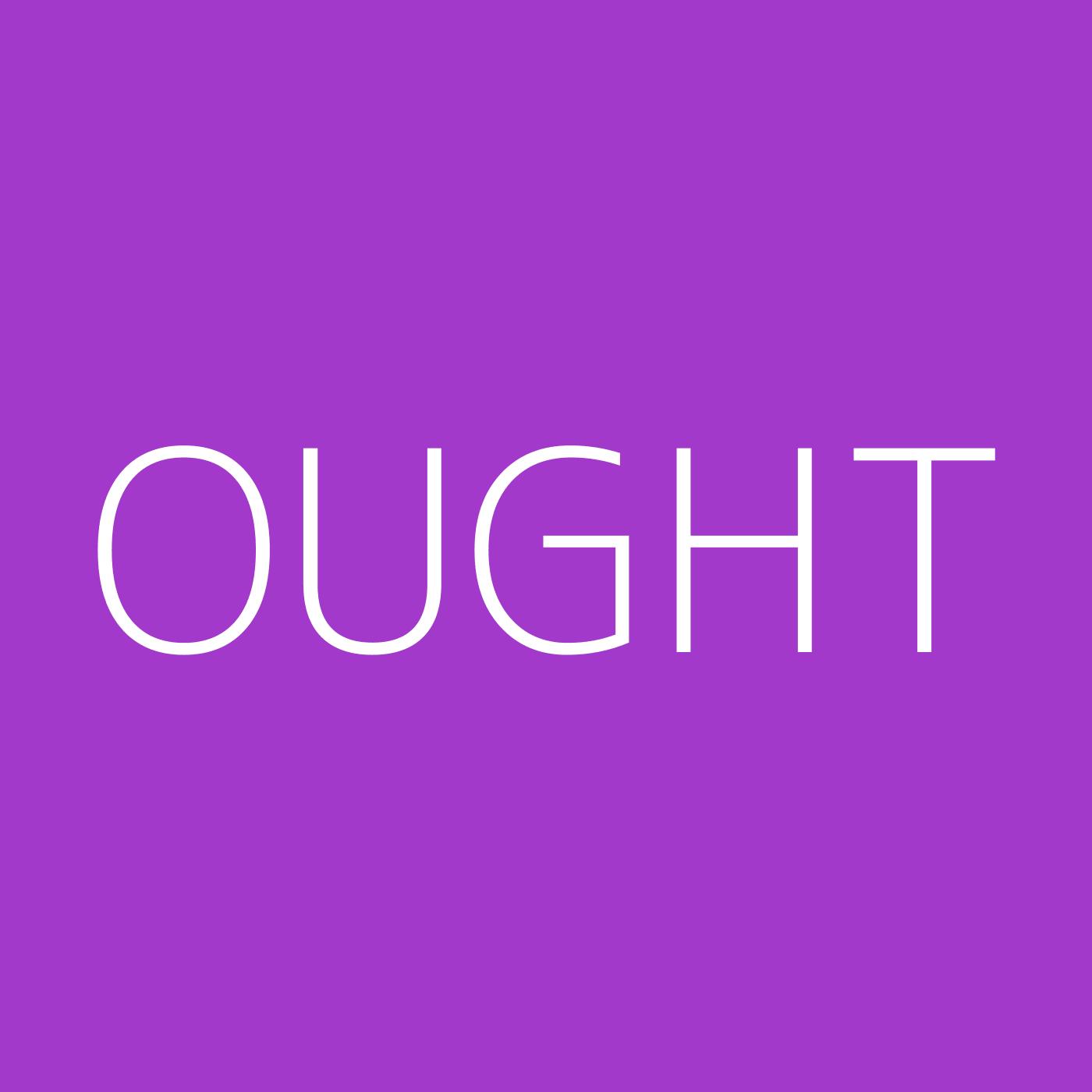 Ought Playlist Artwork