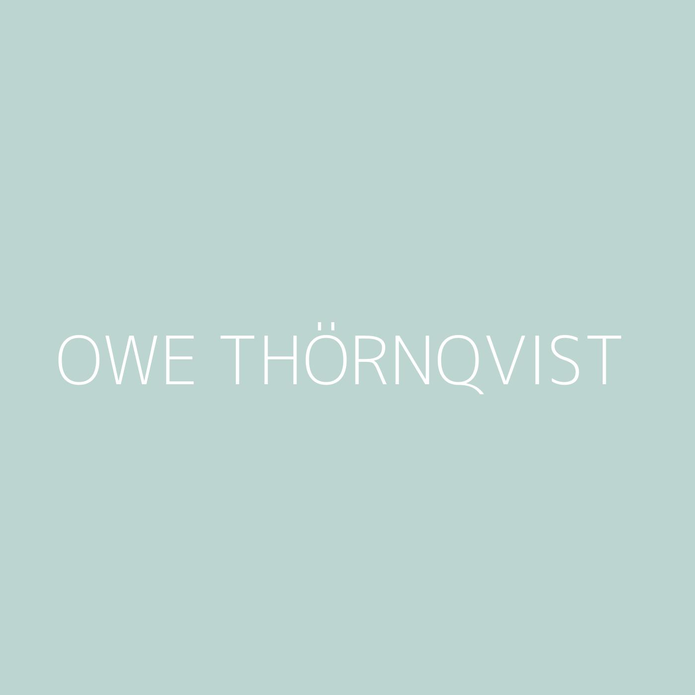 Owe Thörnqvist Playlist Artwork