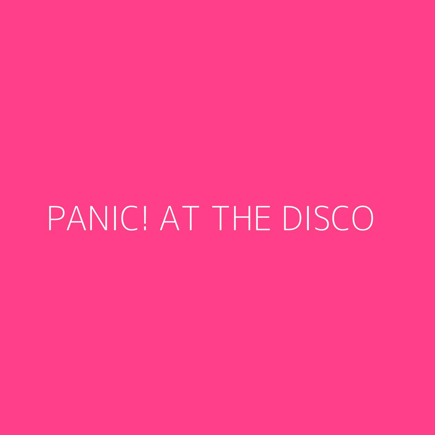 Panic! At The Disco Playlist Artwork