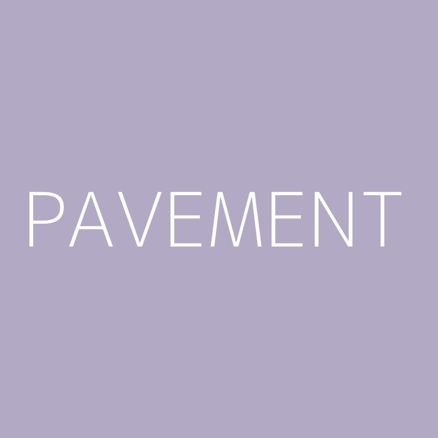 Pavement Playlist Artwork