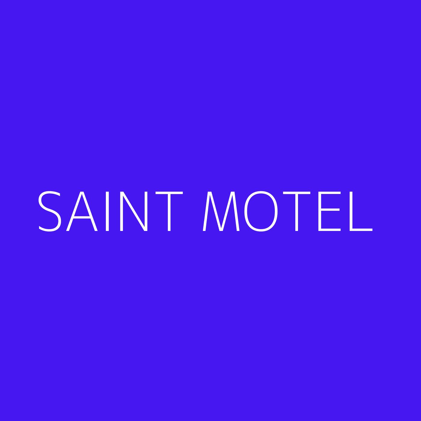Saint Motel Playlist Artwork