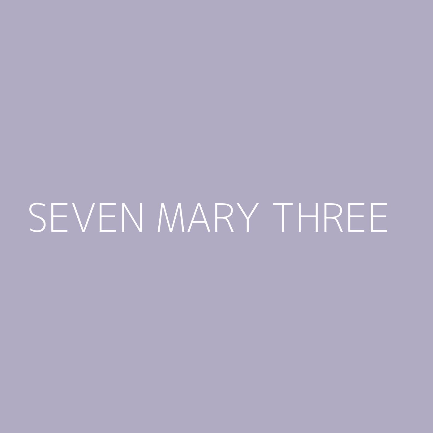 Seven Mary Three Playlist Artwork