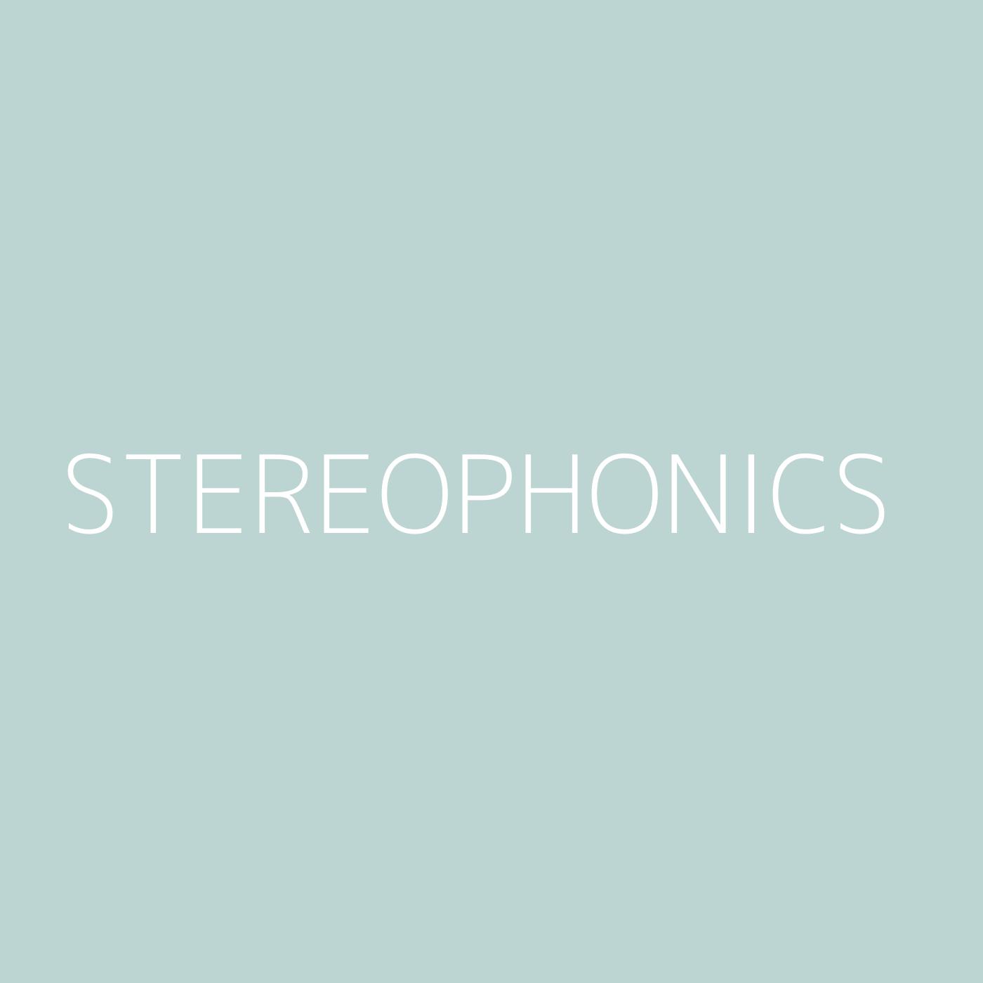 Stereophonics Playlist Artwork