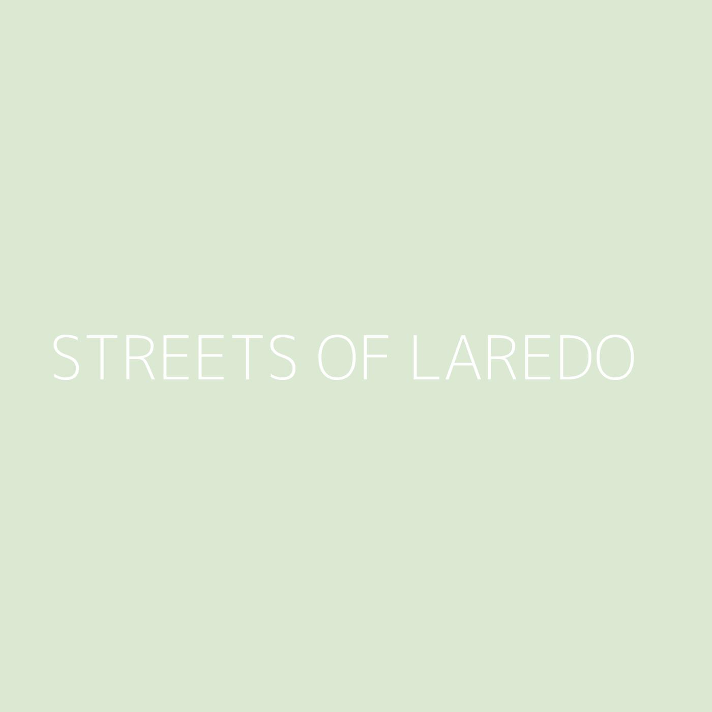 Streets of Laredo Playlist Artwork