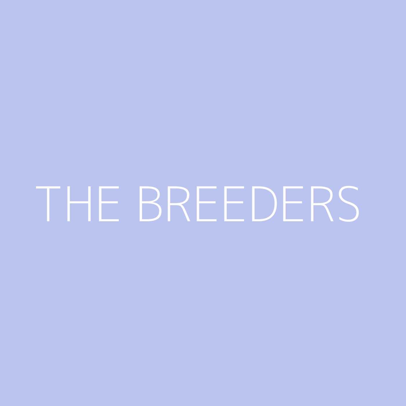 The Breeders Playlist Artwork