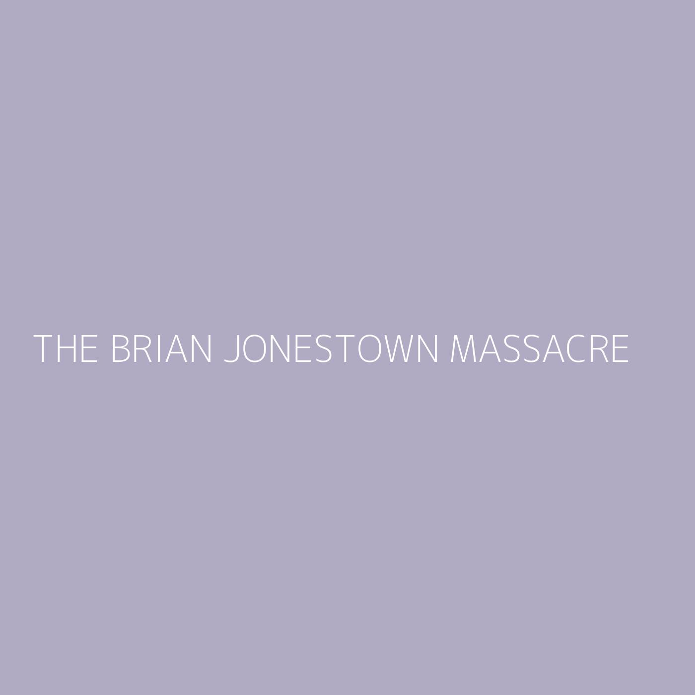 The Brian Jonestown Massacre Playlist Artwork