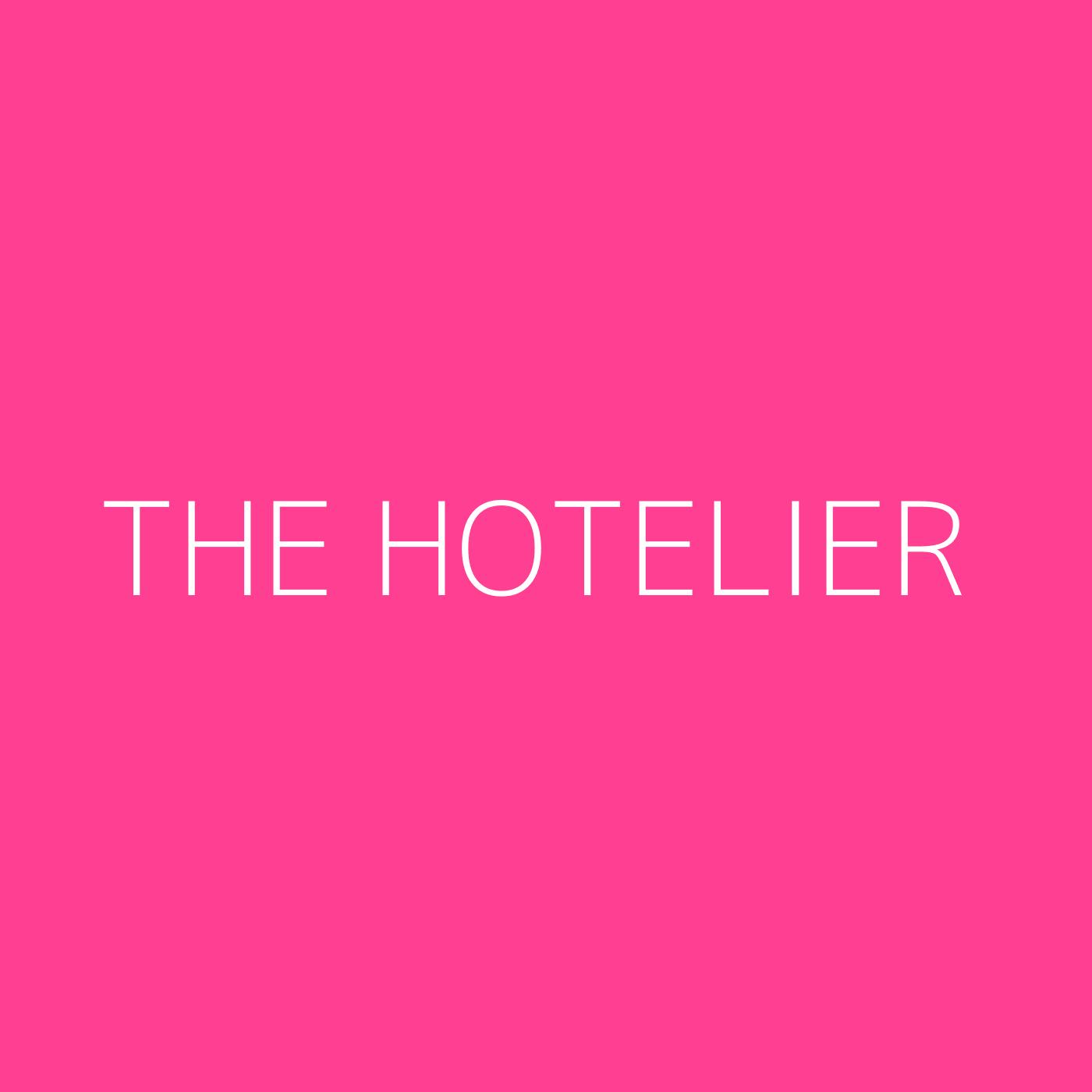 The Hotelier Playlist Artwork