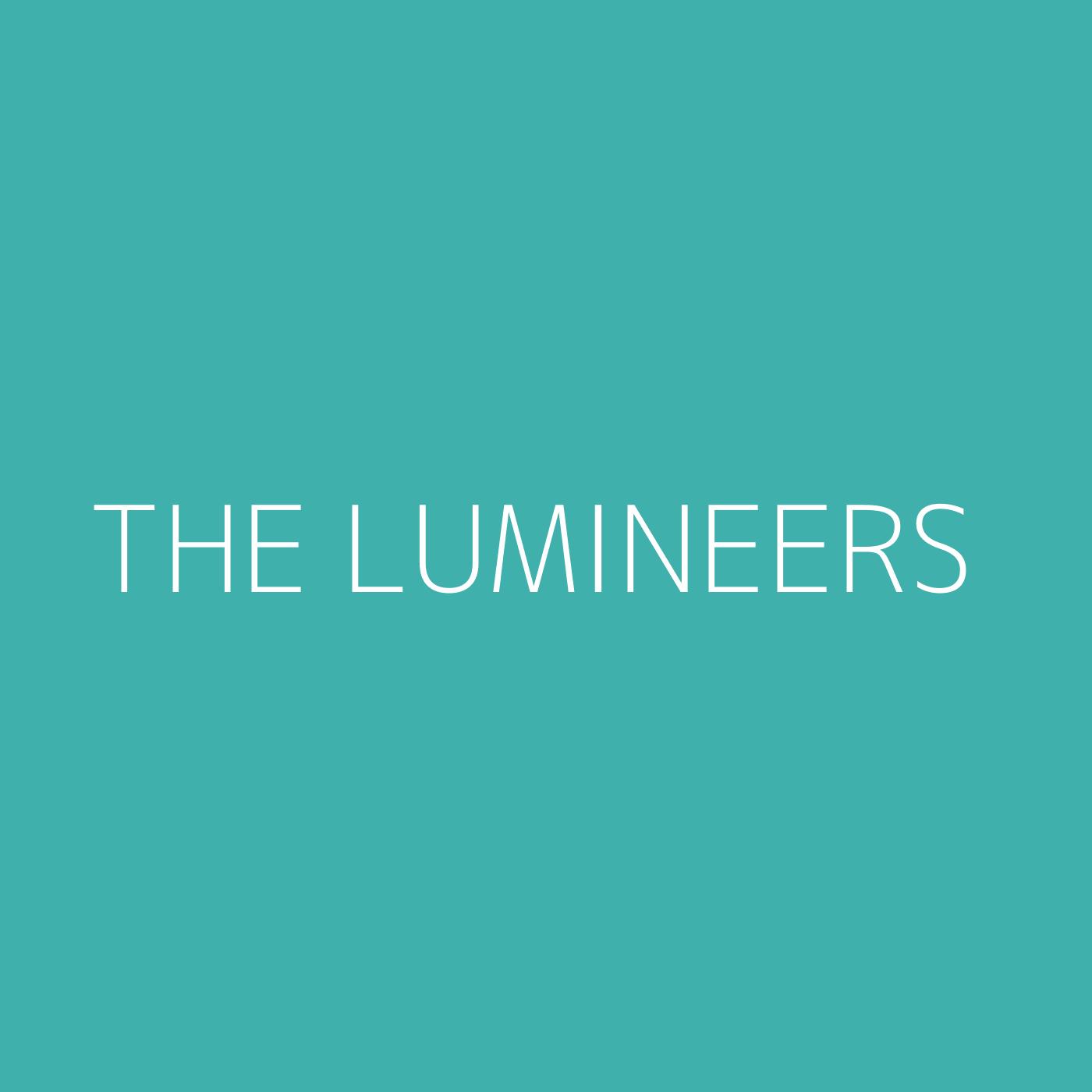 The Lumineers Playlist Artwork